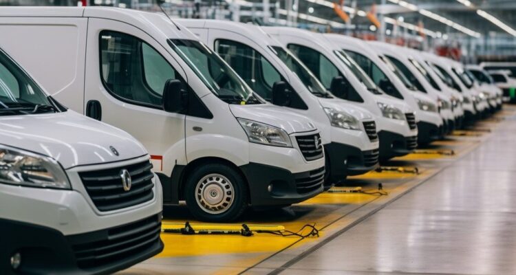 Fleet of electric vans