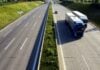 Lorries on a motorway