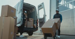 Delivery van