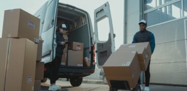 Delivery van