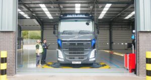 Brake testing usin TotalKare equipment at Hartshorne Motor Services