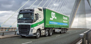 A Gwynedd Shipping truck
