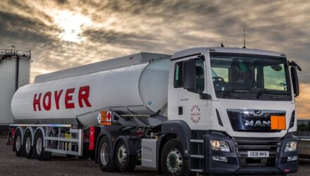 Hoyer tanker truck