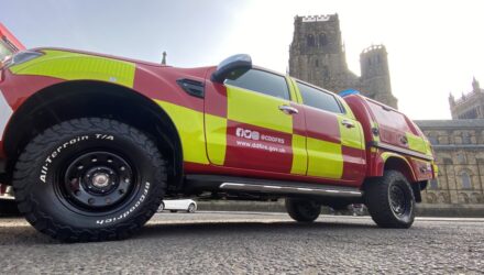 BFGoodrich KO2 tyres on a County Durham and Darlington Fire Service Ford Ranger