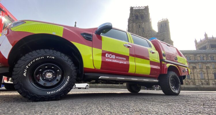 BFGoodrich KO2 tyres on a County Durham and Darlington Fire Service Ford Ranger