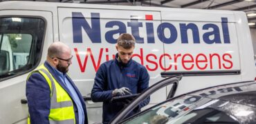 National Windscreens van and worker