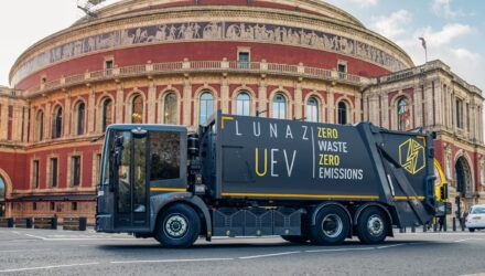 Lunaz UEV at the Albert Hall in London