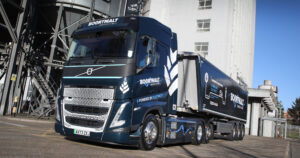 Boortmalt has put a new 44-tonne Volvo FH Electric 6x2 tractor unit into operation – believed to be the first heavy-duty electric truck working in East Anglia