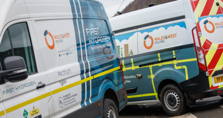 Wales & West Utilities, Hydrogen Vehicle, Swansea 30/01/2024