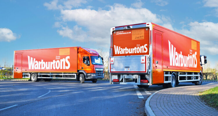 Warburtons adds 38 Tiger Trailers rigid DAF box van trucks to its fleet