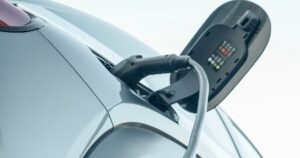 Electric van being charged VAT