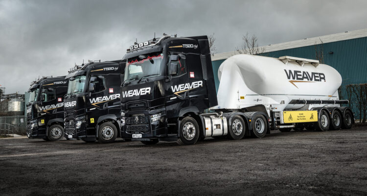 Weaver Haulage's three new Renault T520 High trucks