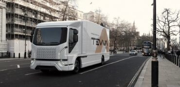 Tevva 7.5t electric truck in London