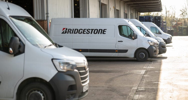 Bridgestone tyre vans