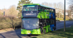 Existing ZE bus at Go-Ahead bus company