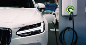 Car being charged