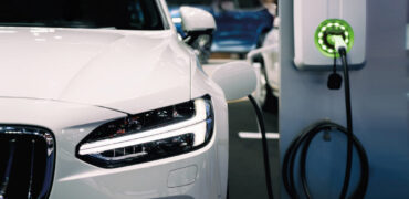 Car being charged