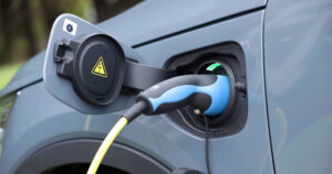 Car being charged