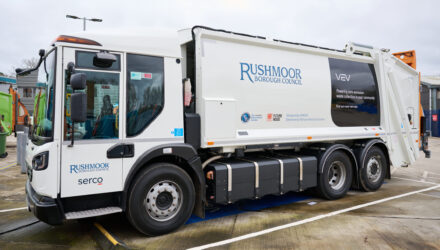 Electric refuse truck