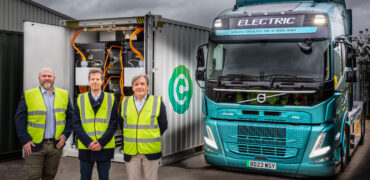 Two Volvo Truck & Bus dealers have each installed a 300kW second-life battery storage system to facilitate HGV charging.
