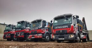 Lostock Skip Hire's new Renault trucks