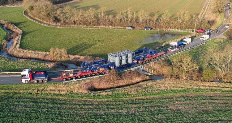 Collett has successfully delivered two 178Te supergrid transformers from Tilbury Dock in Essex to National Grid’s Biggleswade substation in Bedfordshire.