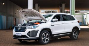 Changan vehicle powered by Intelligent Energy fuel cell