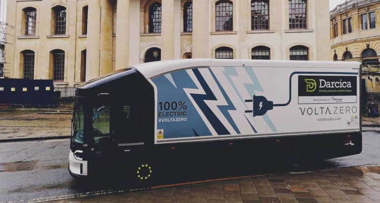Darcica Volta Trucks trial in Oxford city centre