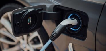 Car being charged