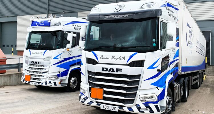 JJX Logistics trucks