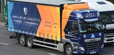 James Wilby truck on the road