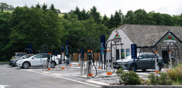 Osprey Charging's Salmon's Leap super-hub boasts a local on-site coffee and farm shop