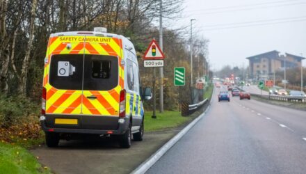 Police Speed Camera van