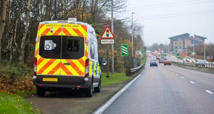 Police Speed Camera van