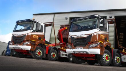 Two of Brown Recycling X-Ways