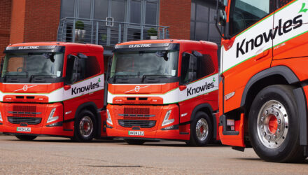 Knowles Logistics 3 Volvo FM Electric trucks
