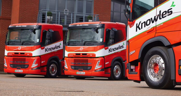 Knowles Logistics 3 Volvo FM Electric trucks