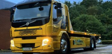 The AA's new electric Volvo FE 19T recovery truck