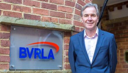 Gerry Keaney outside BVRLA HQ