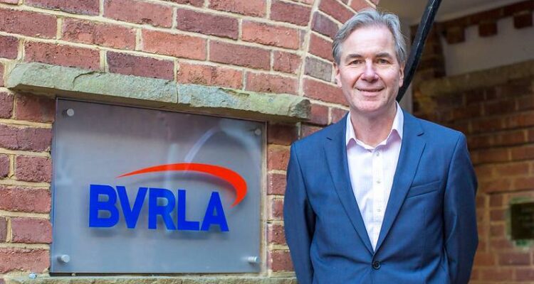 Gerry Keaney outside BVRLA HQ