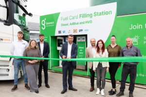 Greenarc, LCM Environmental, and Greenhaul representatives at the HVO pump launch
