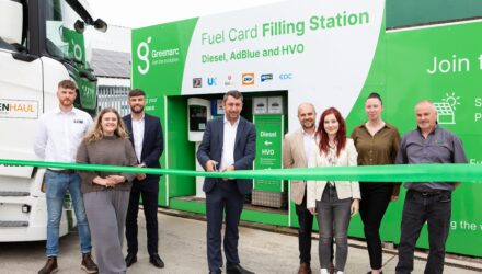 Greenarc, LCM Environmental, and Greenhaul representatives at the HVO pump launch