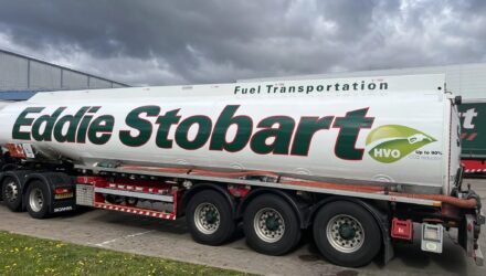 Eddie Stobart Tanker fueled by HVO