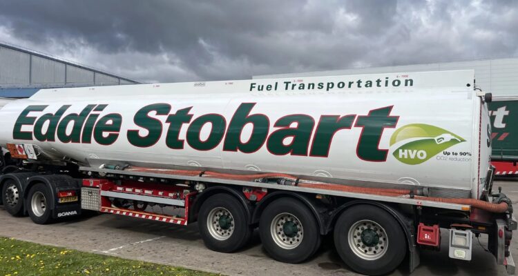 Eddie Stobart Tanker fueled by HVO