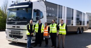 JOLT members with Volvo eHGV