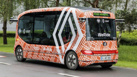Renault Group - Experimentation Auntonomous Shuttle @Roland Garros 2024