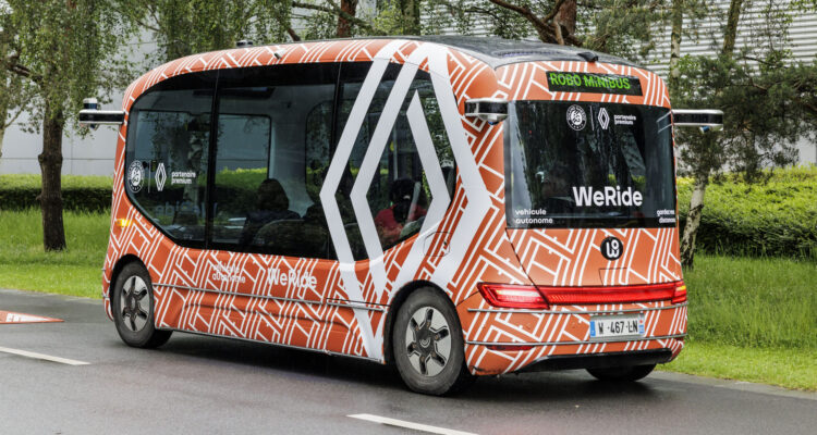 Renault Group - Experimentation Auntonomous Shuttle @Roland Garros 2024