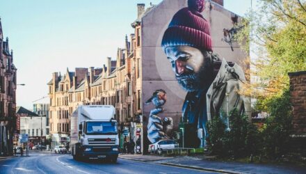 Mural on a Glasgow street