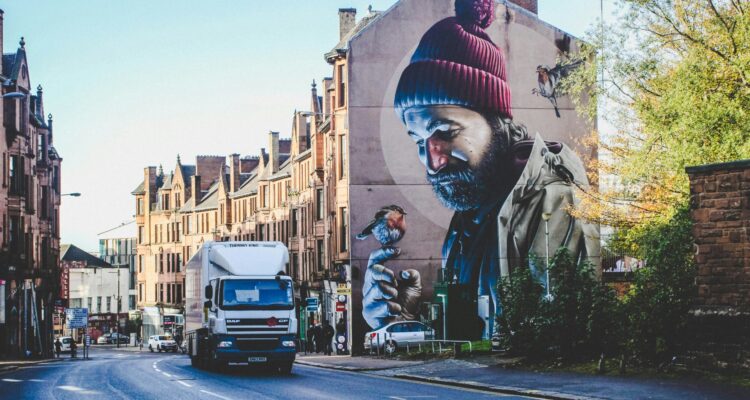 Mural on a Glasgow street