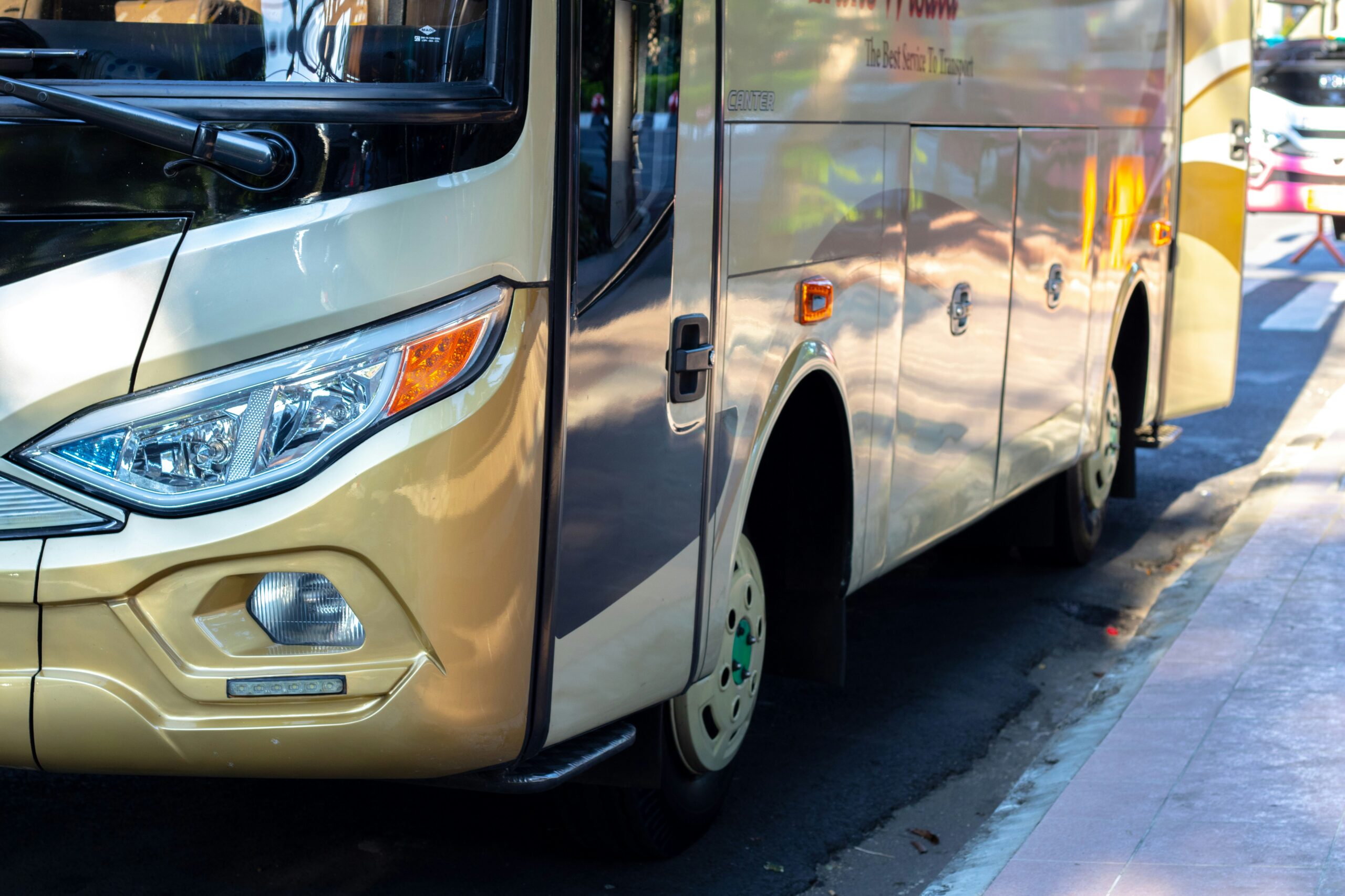 Coach on the road